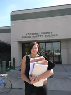 Lisa Chesebro, a Kootenai County public defender, has caseloads well above national standards. - JAKE THOMAS