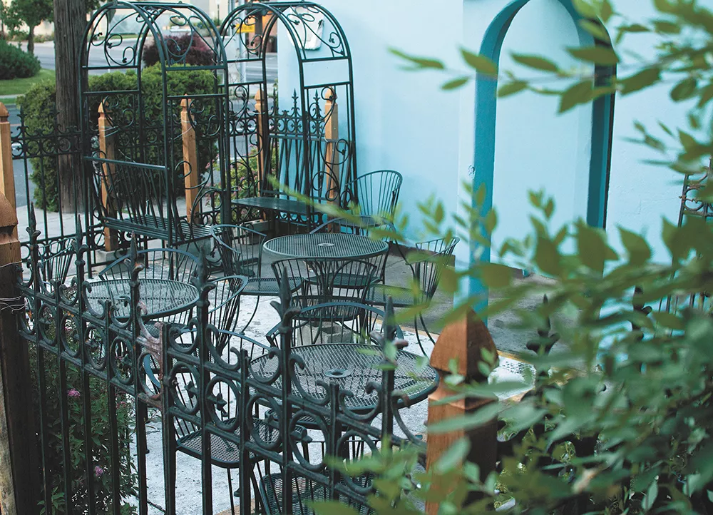 Picture yourself enjoying a meal in the great outdoors; Ruins added a 20-seat patio this spring. - KRISTEN BLACK