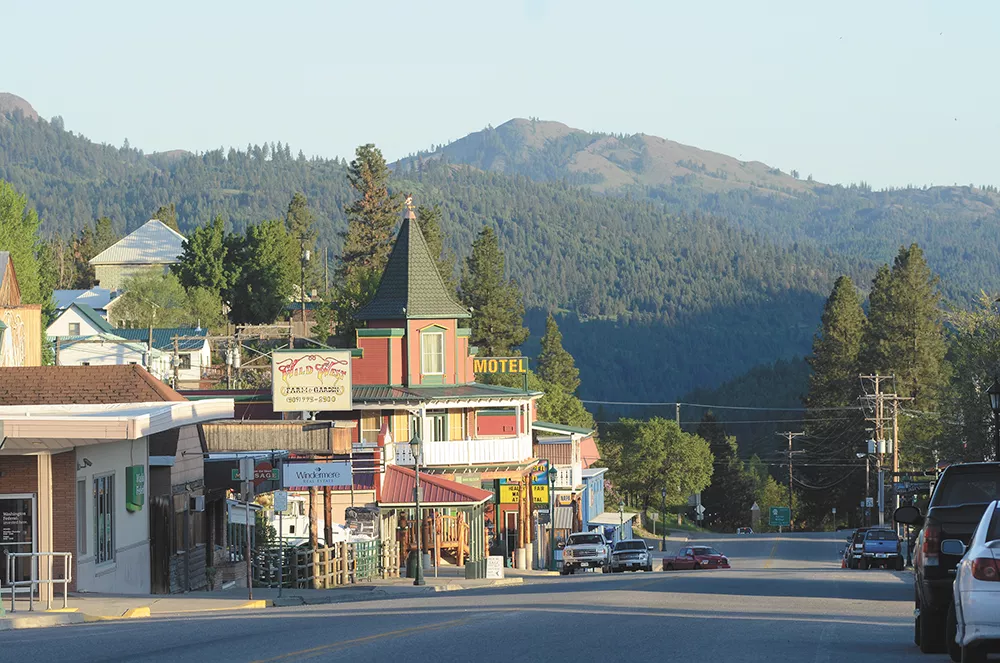 Republic's main street has a Western town motif in line with its Wild West and mining roots. - MIKE SALSBURY