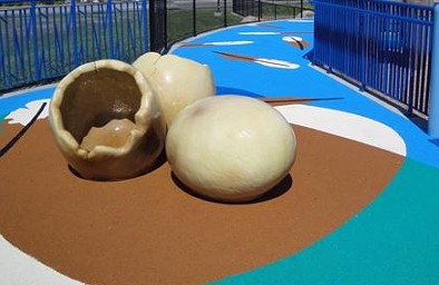 People keep stealing the giant toy eggs from Spokane Valley's Discovery Playground