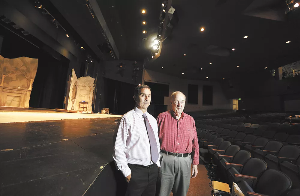 Spokane Civic Theatre CEO Mike Shannon, left, and Interim Artistic Director Jack Phillips. - YOUNG KWAK