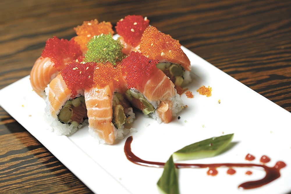 The Pretty Woman roll from QQ Sushi. - YOUNG KWAK