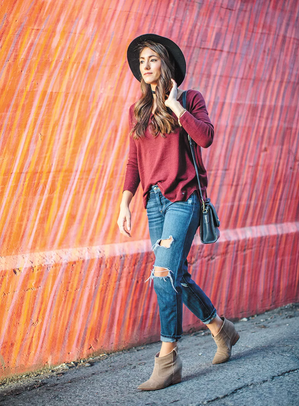 Annessa Smith models her favorite trends and styles of the season on her Seeking Sunshine fashion blog. - JENNIFER DEBARROS