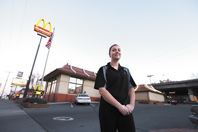 More than a quarter of the jobs in Spokane County pay less than $12.23 an hour. Initiative 1433 would change that, impacting fast food joints and coffee stands in particular.