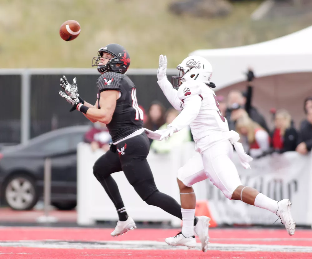 Cooper Kupp caught two touchdowns, including a 69-yarder, to help Eastern beat Montana for the third time in his career. - YOUNG KWAK