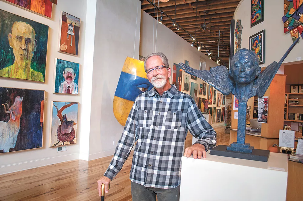 The Art Spirit Gallery owner and founder Steve Gibbs passed away from ALS on New Year's Eve at age 64. - SARAH PHILP