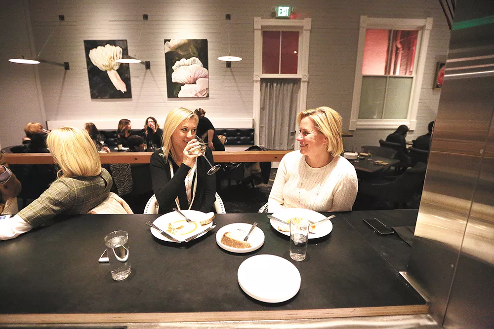 Melanie Weigand, left, and her mother Diane Weigand sampled Inland Pacific Kitchen's three-course options for Inlander Restaurant Week. - YOUNG KWAK
