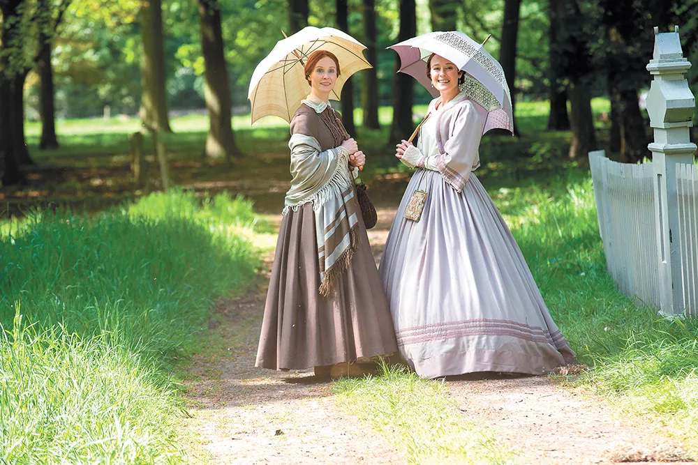 Cynthia Nixon plays Emily Dickinson and Jennifer Ehle is her sister Vinnie in Terence Davies' beautiful biopic A Quiet Passion.
