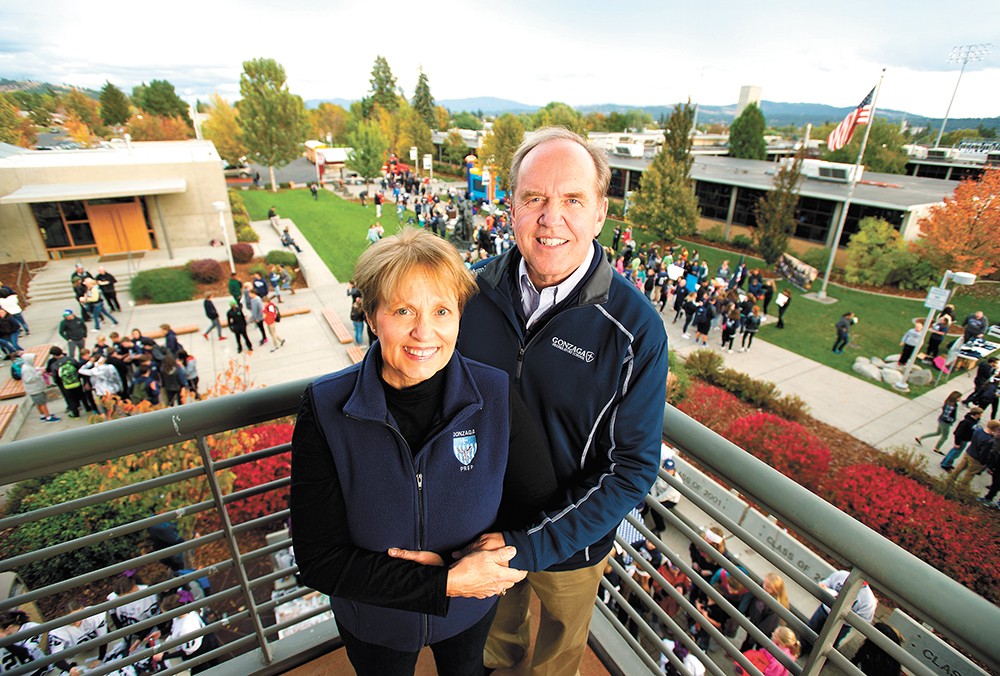 Outgoing Gonzaga Prep president Al Falkner and his wife, Vicki, plan to spend their retirement traveling and seeing their grandkids. - STEVEN NAVRATIL