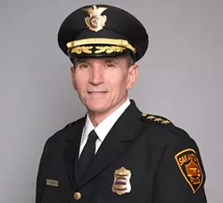 The San Antonio police chief, William McManus, said at a predawn news conference that a store employee making the rounds late Saturday was approached by someone from the truck “asking for water.”