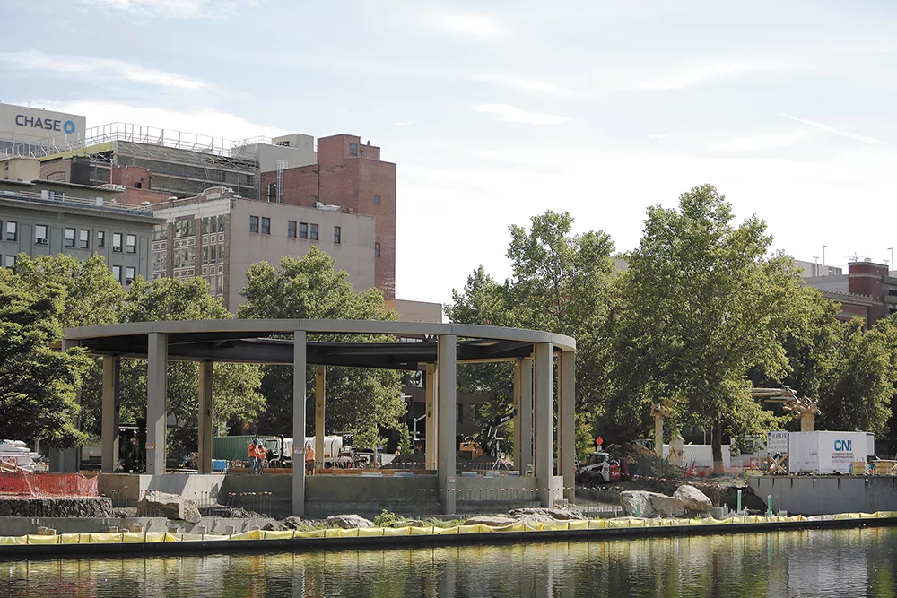 The budget for the Looff Carousel area has increased, partly because of the need to fix the nearby Rotary Fountain. - YOUNG KWAK