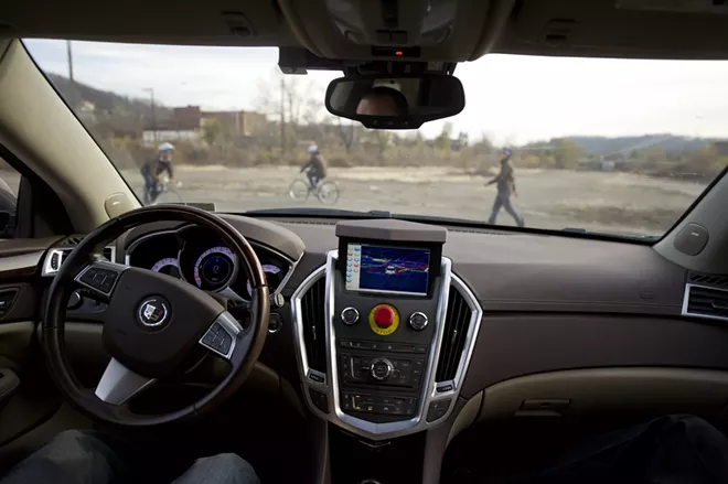 A Ford Fusion modified by Uber for autonomous use on the streets of Pittsburgh on Sept. 8, 2016. Lawmakers in the House took a major step on Sept. 6, 2017, toward advancing the development of driverless cars, approving legislation that would put the vehicles onto public roads more quickly and curb states from slowing their spread. Under the bill, which was approved by a unanimous voice vote, carmakers can add hundreds of thousands of self-driving cars to America’s road in the next few years. - JEFF SWENSEN/THE NEW YORK TIMES