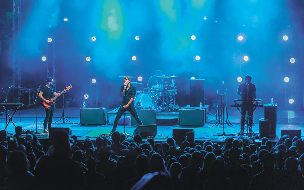 Tinnabulation featured four stages and more than 50 acts, including OK Go, above and center below. - ERICK DOXEY