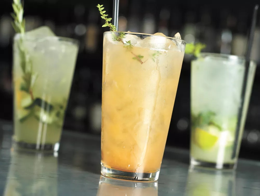 Clover's housemade syrups and fruit or herb infusions are used to make custom soda blends. - YOUNG KWAK