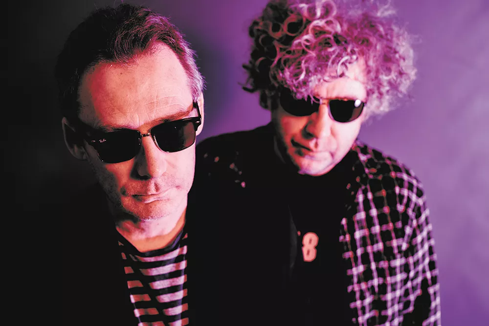 Jim (left) and William Reid are the noise architects behind the Jesus and Mary Chain, who play the Bing on Oct. 26. - STEVE GULLICK