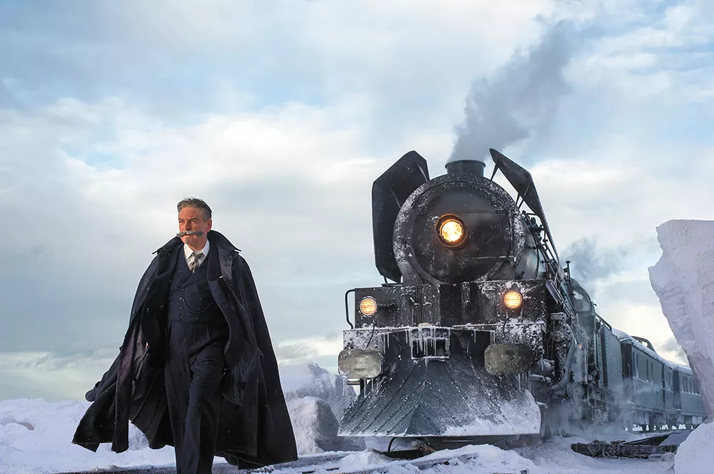 Kenneth Branagh is all mustache and no character in his new adaptation of Agatha Christie's famous whodunit Murder on the Orient Express.