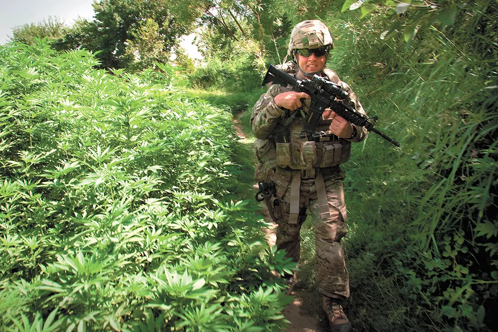 Expect to see a few more smiling soldiers thanks to the military loosening rules on past marijuana use. - U.S. ARMY PHOTO