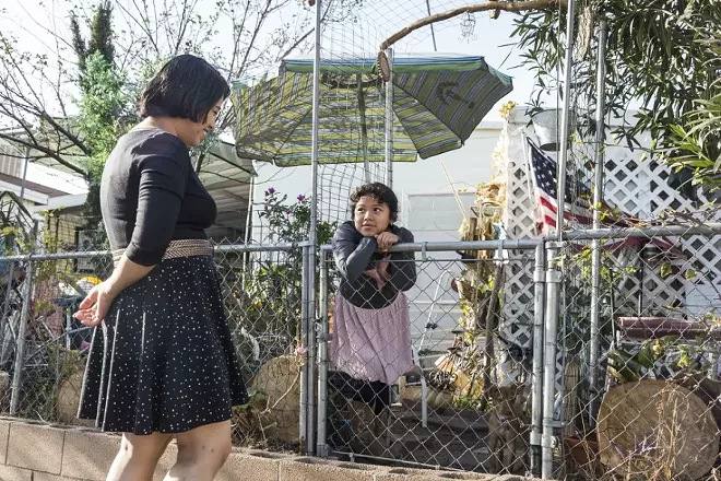 Veronica Lagunas, from El Salvador, and her daughter Angie, 8, at their home in Sylmar, Calif., Dec. 31, 2017. Lagunas is one of nearly 200,000 people from El Salvador who, after being allowed to live in the U.S. for more than a decade, must leave the country because the Trump administration is reportedly ending a humanitarian program, known as Temporary Protected Status. - EMILY BERL/THE NEW YORK TIMES