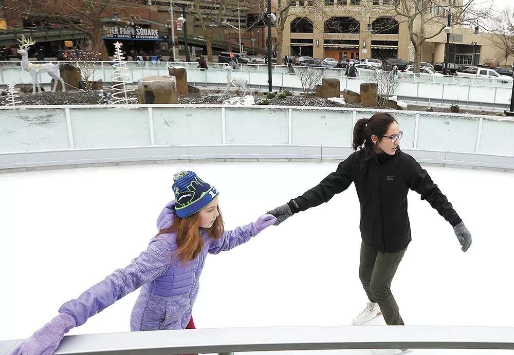Riverfront Park's ice ribbon blows away expectations — how to enjoy your visit