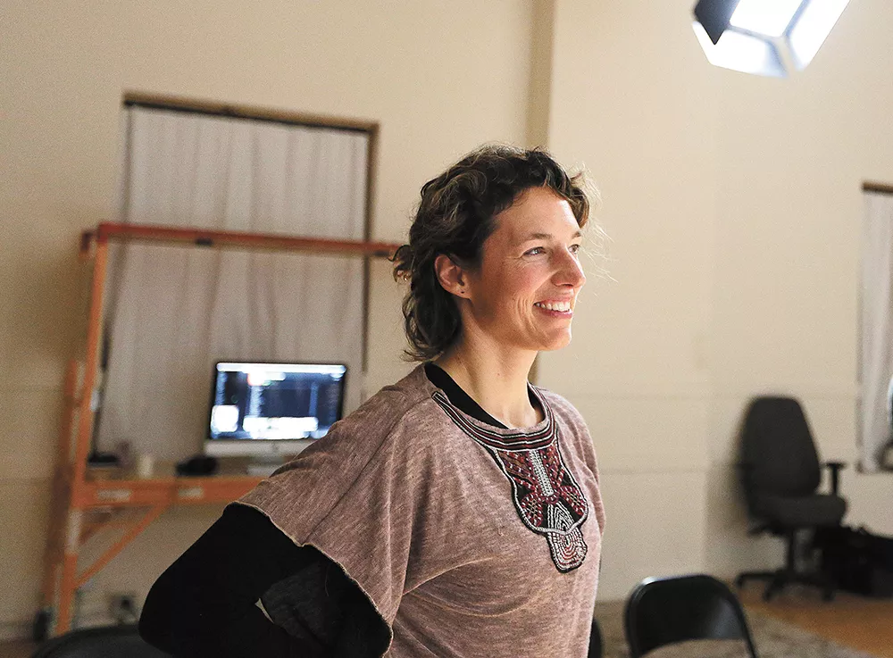 Ellen Welcker felt The Pink Tablet would be better expressed by performance than a traditional reading. - YOUNG KWAK