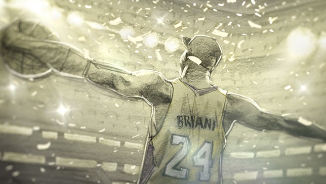 Kobe Bryant in the Oscar-nominated short Dear Basketball