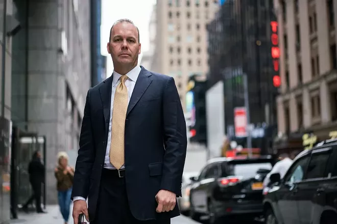 Rick Gates, a longtime protégé and junior partner of Trump campaign chairman Paul Manafort, in New York in an April 24, 2017 file photo. Gates surrendered to federal authorities on Monday, Oct. 30, 2017, after a person close to the case said the first charges were filed in a special counsel investigation. - DAMON WINTER/THE NEW YORK TIMES