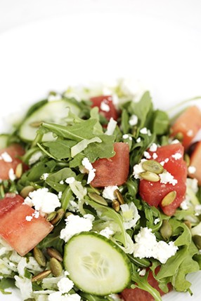 Find this watermelon salad on the Restaurant Week menu at Tortilla Union in downtown Spokane. - YOUNG KWAK