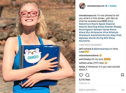 Actress Elena Kampouris will play the story's traumatized protagonist, Minnow Bly. - INSTAGRAM: ELENA KAMPOURIS