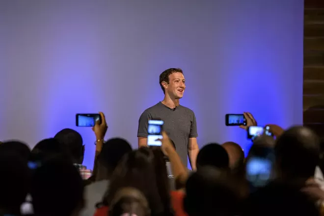 Mark Zuckerberg, the chief executive of Facebook, during a town hall meeting with software developers and entrepreneurs in Lagos, Nigeria, Aug. 31, 2016. - ANDREW ESIEBO VIA THE NEW YORK TIMES