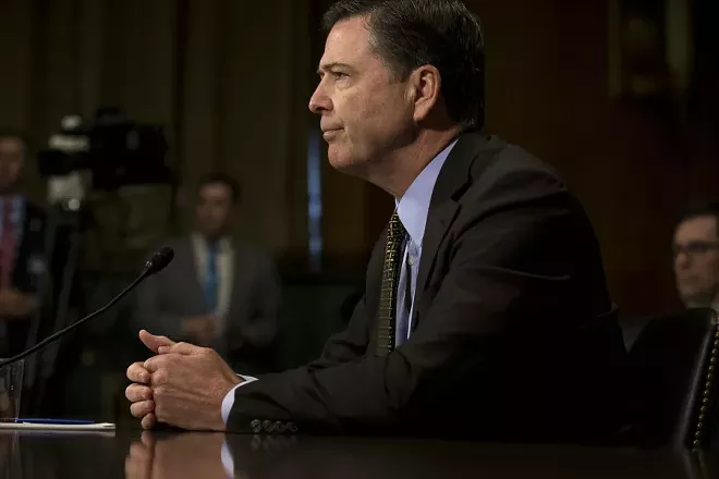 Then FBI Director James Comey testifies before the Senate Judiciary Committee on Capitol Hill, in Washington, May 3, 2017. - GABRIELLA DEMCZUK/THE NEW YORK TIMES