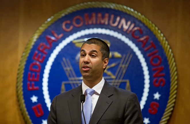 Ajit Pai, chairman of the Federal Communications Commission - ERIC THAYER/THE NEW YORK TIMES