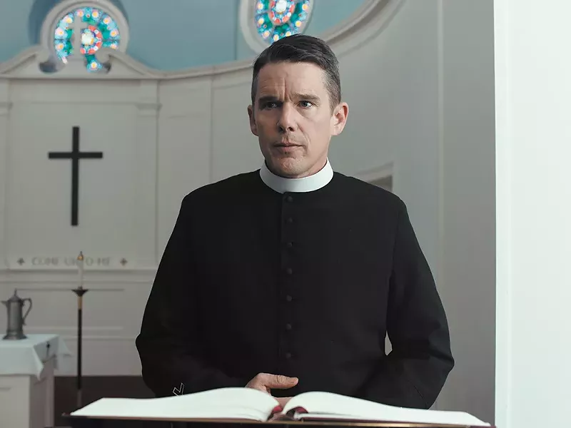Ethan Hawke stars in Paul Schrader's First Reformed, which screened last week at the Seattle International Film Festival.