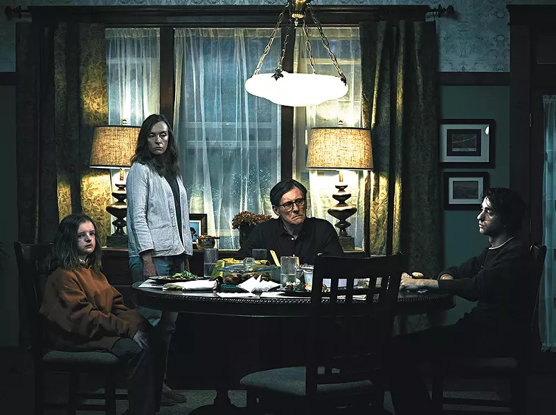 Awkward family dinners have never looked so chilling.