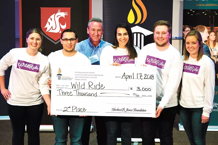 A team of Gonzaga students, now alumni, developed the new dining app WildRide.