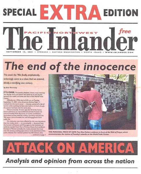 The Sept. 15, 2001 Extra edition