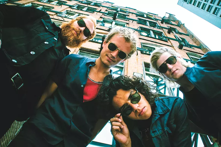 The Social Animals' frontman Dedric Clark (second from right) says his band's upcoming album cements their musical personality.
