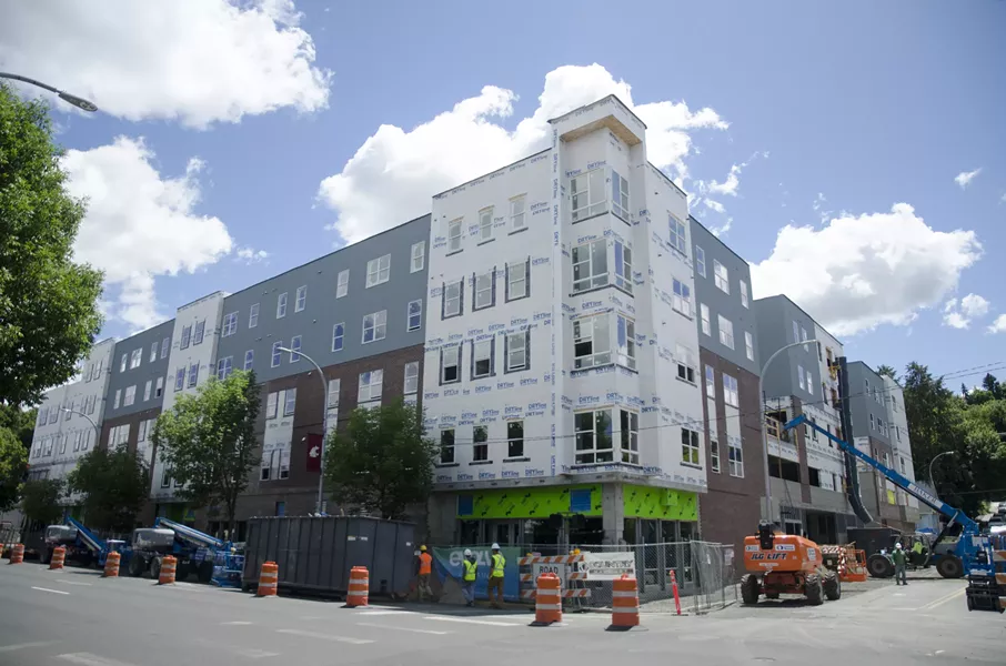 The new Evolve building, located just across the street from the Mimosa. - JACOB JONES PHOTO