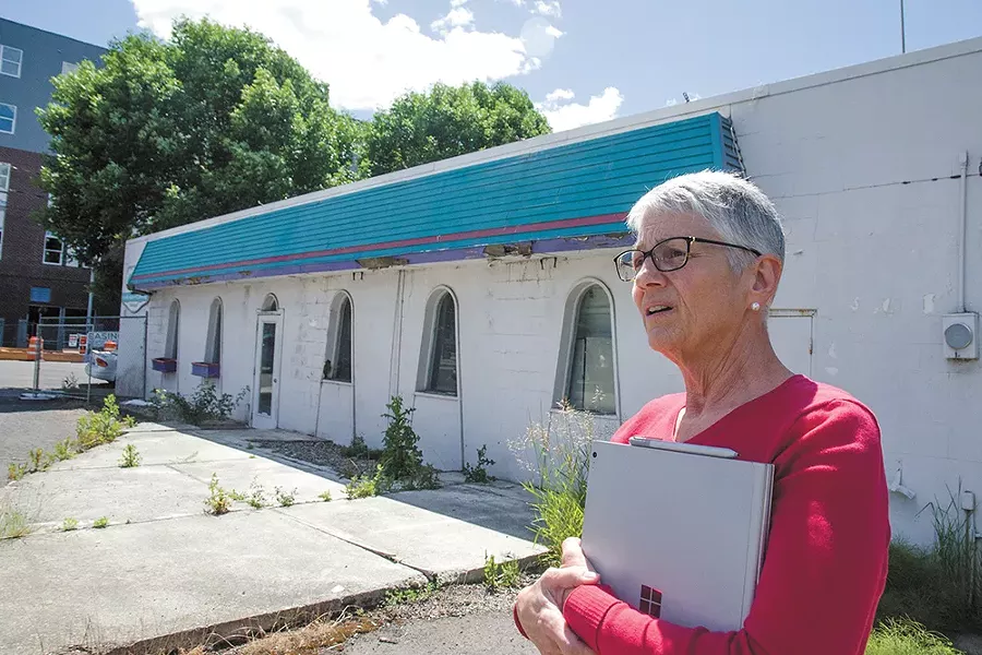 Mimosa building owner Nancy Swanger. - JACOB JONES PHOTO