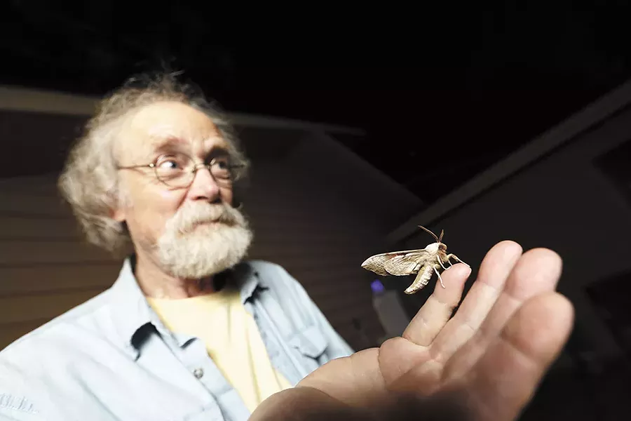 Spokane's own moth man Carl Barrentine. - YOUNG KWAK