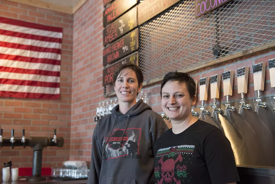 Badass Backyard owners Charlene Honcik, right, and Kendra Wiiest. - DEREK HARRISON PHOTO