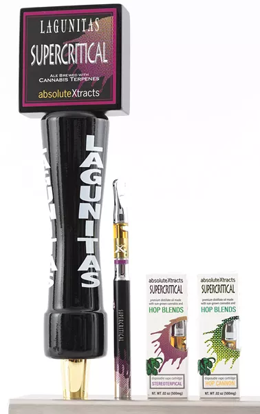 Lagunitas has partnered with absoluteXtracts to create an ale brewed with cannabis terpenes.