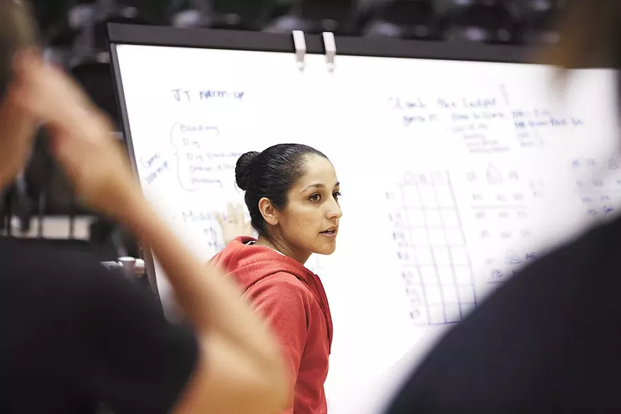 New EWU volleyball coach Leslie Flores-Cloud. - YOUNG KWAK