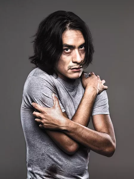 Rio Zavala plays the tortured Winston in Stage Left's 1984. - CHRIS WOOLEY PHOTO