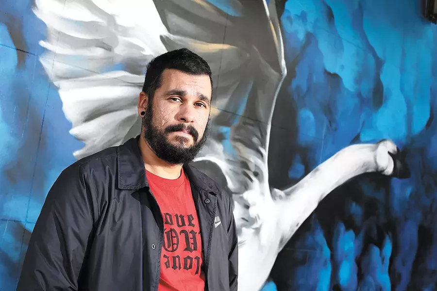 Daniel Lopez's art is becoming omnipresent in Spokane. - YOUNG KWAK