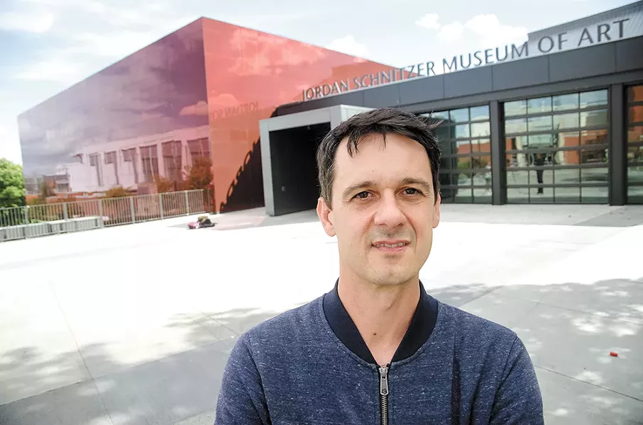 Ryan Hardesty, curator of arts and exhibitions at WSU's new museum. - JACOB JONES PHOTO