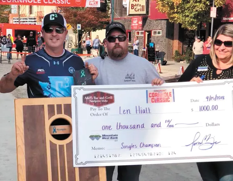 Len Hiatt (left) and James Mize.
