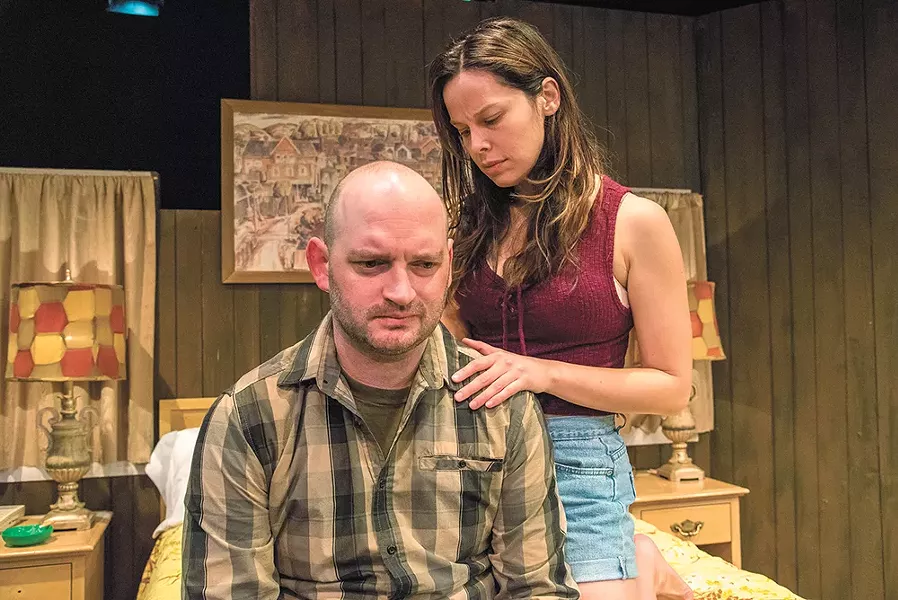 Danny Anderson (left) and Josephine Keefe star in Bug at the Spokane Civic. - ERICK DOXEY PHOTO