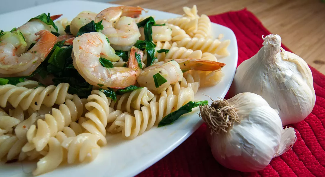 Triple garlic rotini - DANIEL WALTERS PHOTO