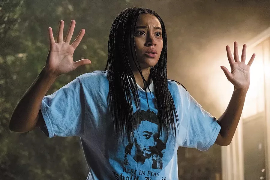 Amandla Stenberg is a teenager who becomes an unwitting figure in a police brutality trial in the provocative YA adaptation The Hate U Give.