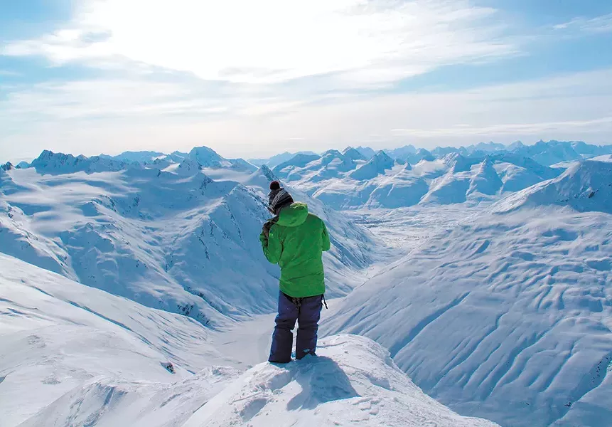 The hot pursuit for a little powder - HOWARD STODDARD PHOTO